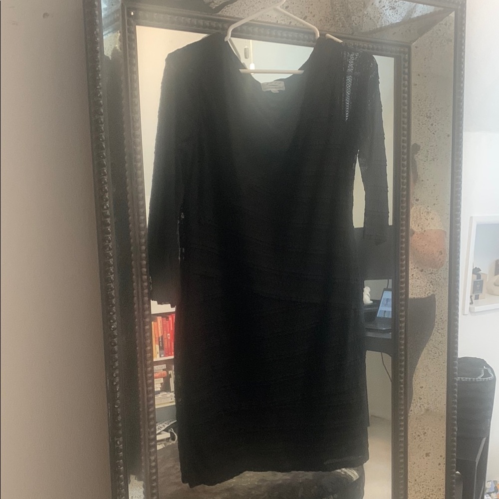 Chic Black Long Sleeve Dress